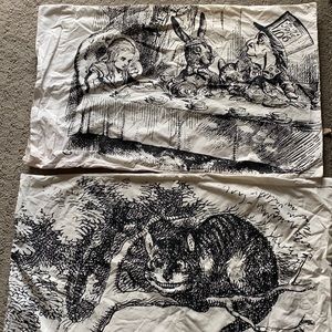 Alice in wonderland pillow cases